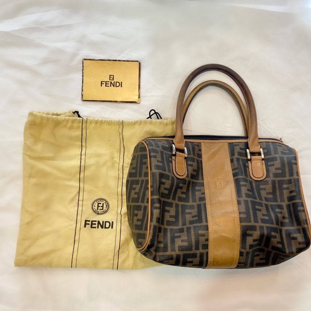 Vintage Fendi Small Collapsible Duffle Bag
